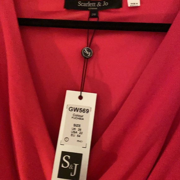 Scarlett & Jo figure-flattering pink dress, 22 - Picture 4 of 6